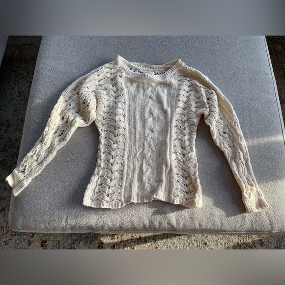 Quicksilver White Pull, sweater . Winter long sleeve shirt - Picture 1 of 2